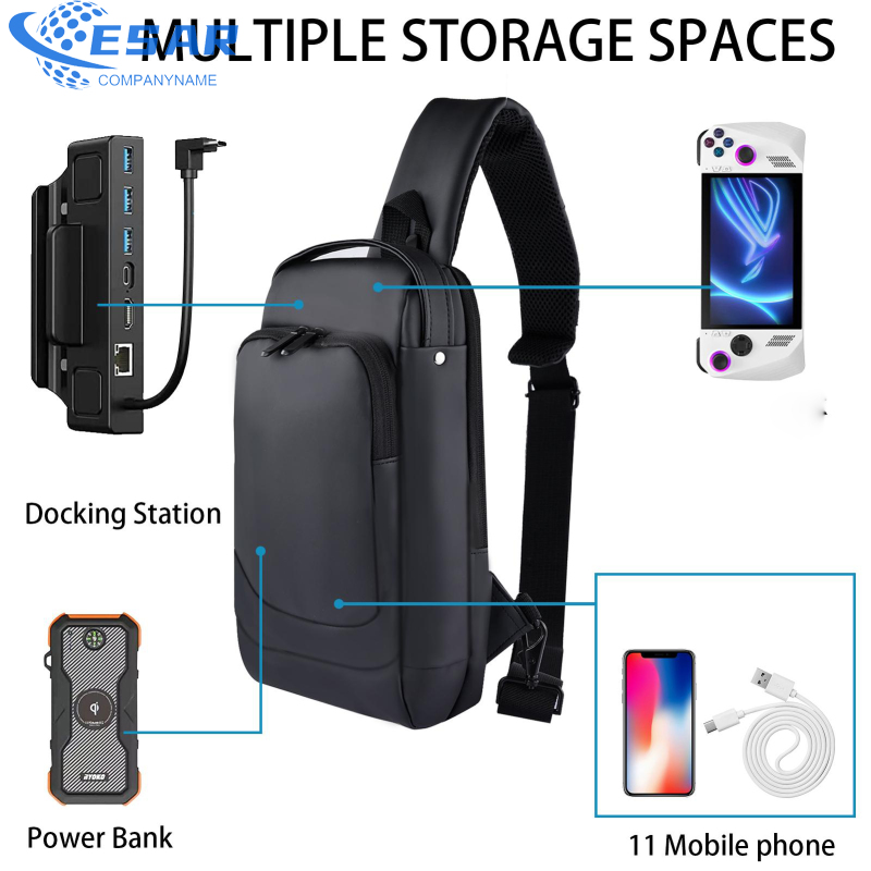 Portable Console Backpack Cross Body Shoulder Shockproof Protective Case Bag Compatible For Asus ROG ALLY Bags