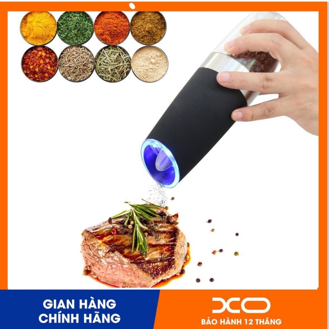 Máy xay tiêu tự động, máy xay hạt tiêu đa năng cao cấp và xay gia vị trong nhà bếp[NGUYÊN HỘP]