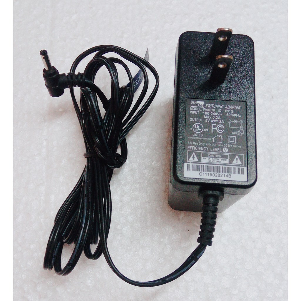Nguồn adapter 5v 2a chân to - chân kim chính hãng