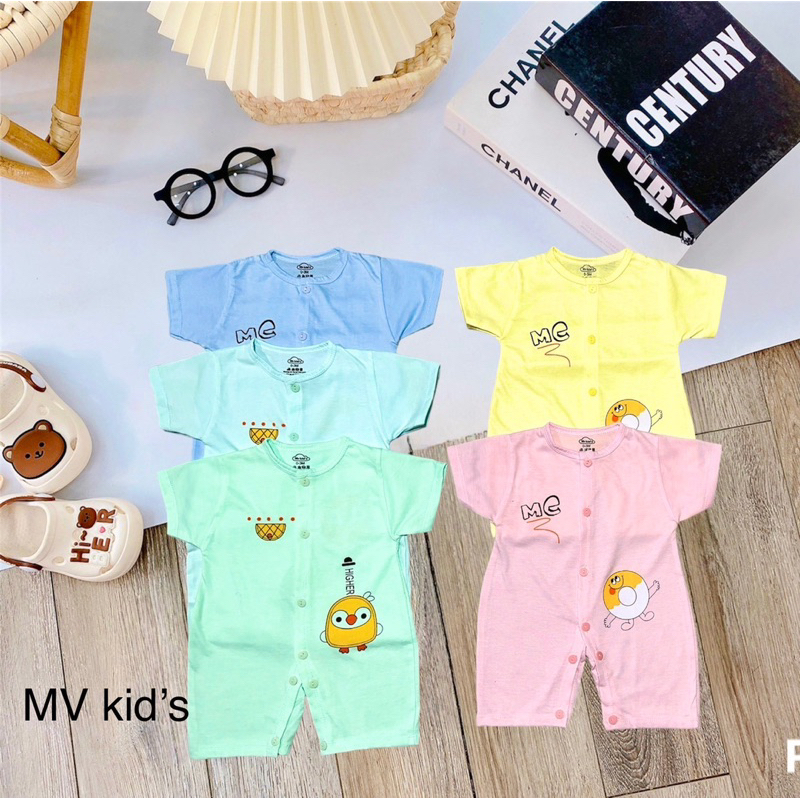 Body cotton liền thân cho bé sơ sinh