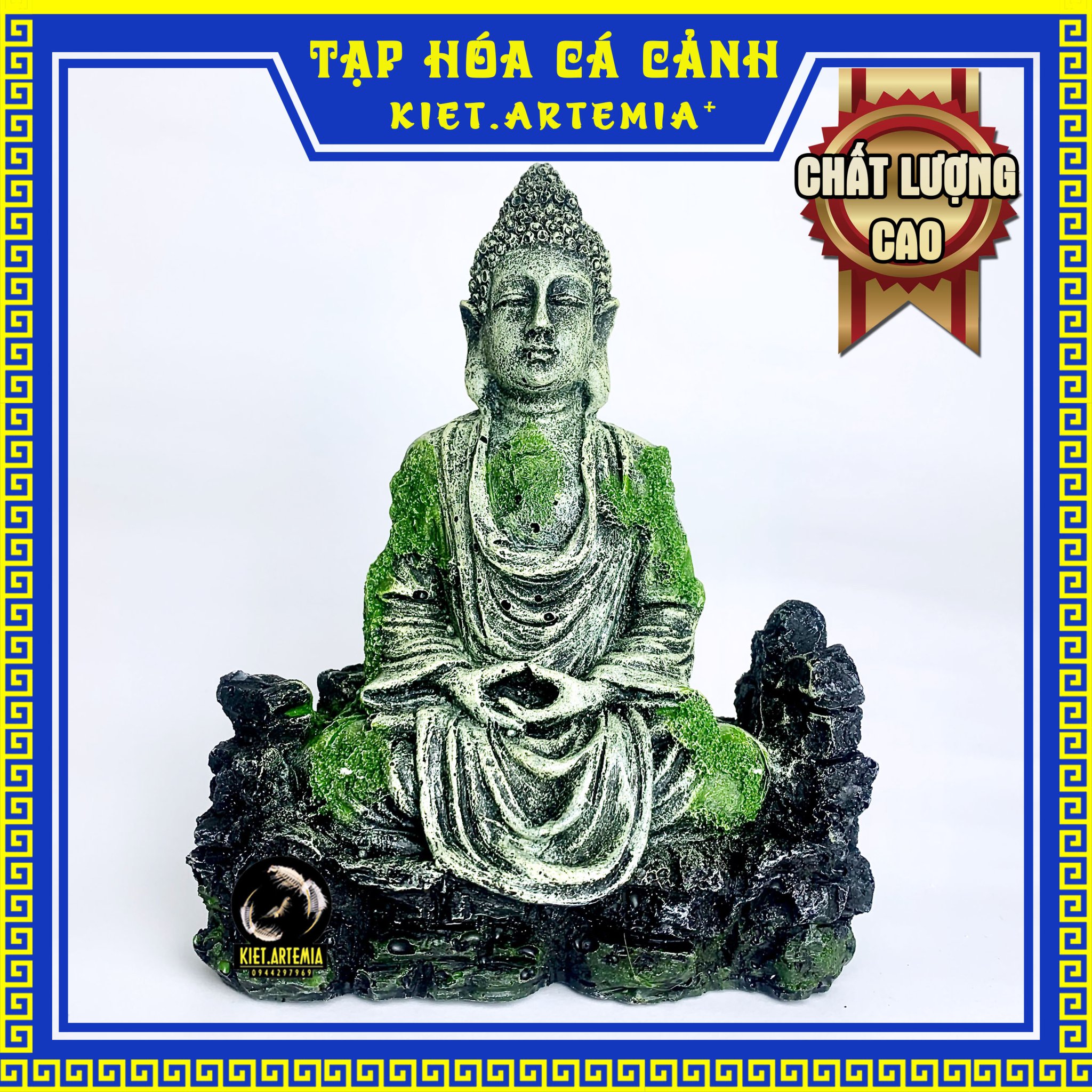 Tượng phật trang trí hồ cá thủy sinh, cải thiện vẻ đẹp bể cá