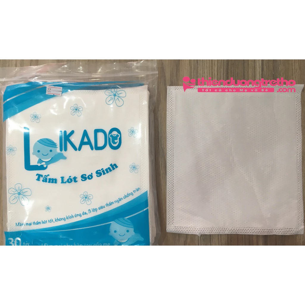 Tấm lót phân xu sơ sinh likado