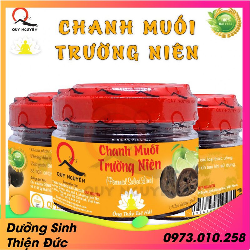 Chanh muối Quy Nguyên Thầy Tuệ Hải 220gram