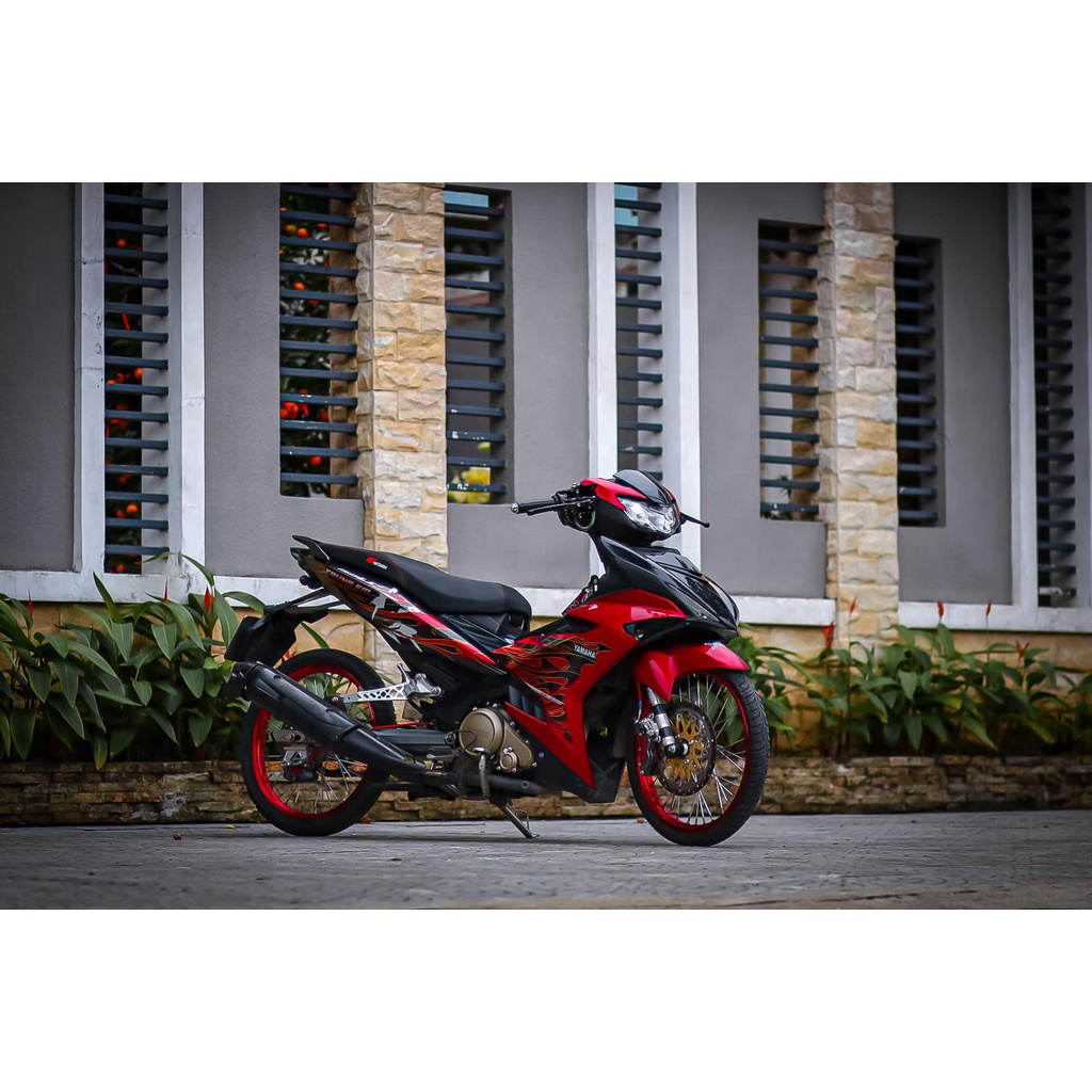 Tem rời Exciter 150 đỏ đen - mẫu lửa 2023