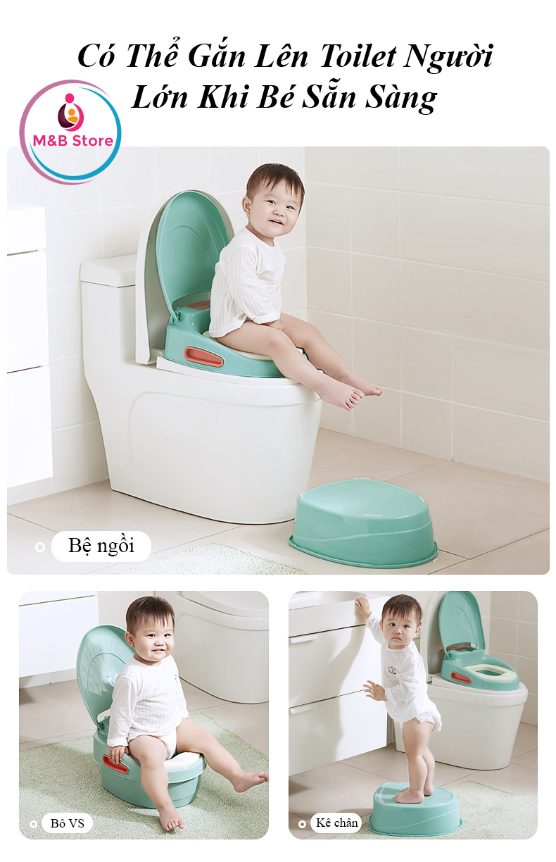 Bô Vệ Sinh Cho Bé 2 Chức Năng - KUB