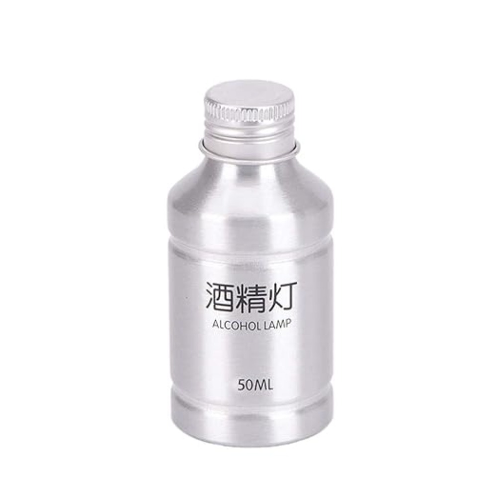 WCYC Hợp kim nhôm Đèn cồn 50ml Dụng cụ đốt cồn Di động Đèn inox