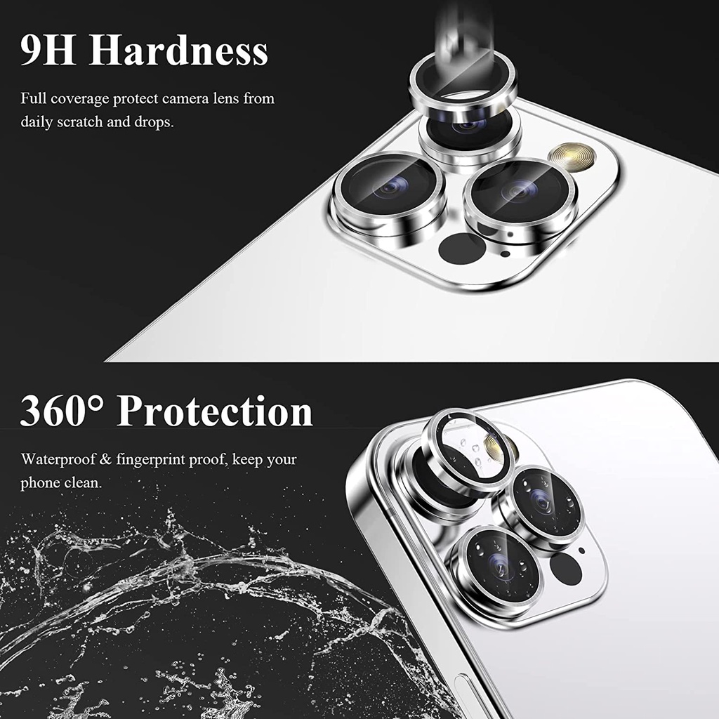 Camera Protector For iPhone 15 Plus 15plus 15+ iphone15 2023 Metal Ring Camera Lens Protections Tempered Glass Back Phone Lens Cover Film