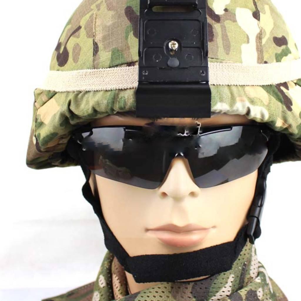 Gazechimp Portable Helmet Adapter Goggles Bracket Holder Base with Screw for Nighttime