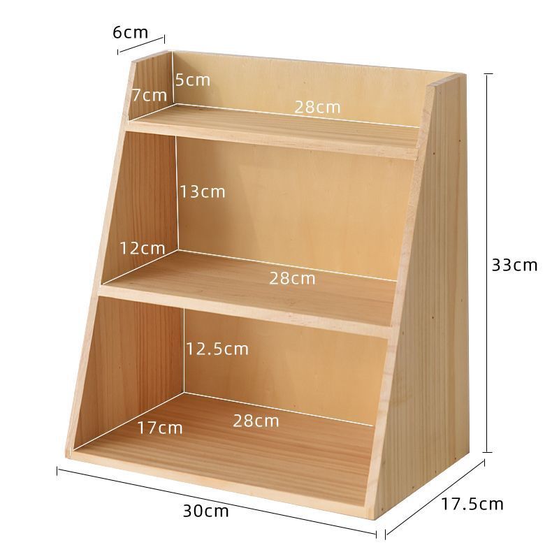 Storage cabinet shelf Wooden storage cabinet Desk shelf Perfume rack Wooden double-layer retro storage rack Desktop cup holder Solid wood office storage and arrangement rack