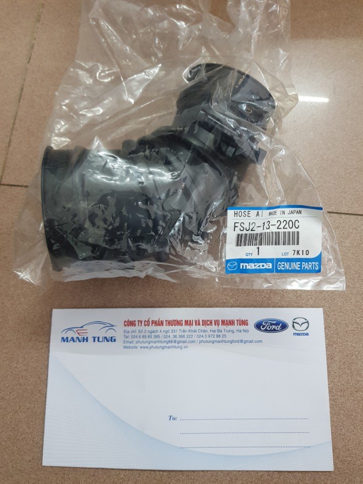 Cao su cổ hút xe mazda 626 2003 mã phụ tùng : fsj213220c