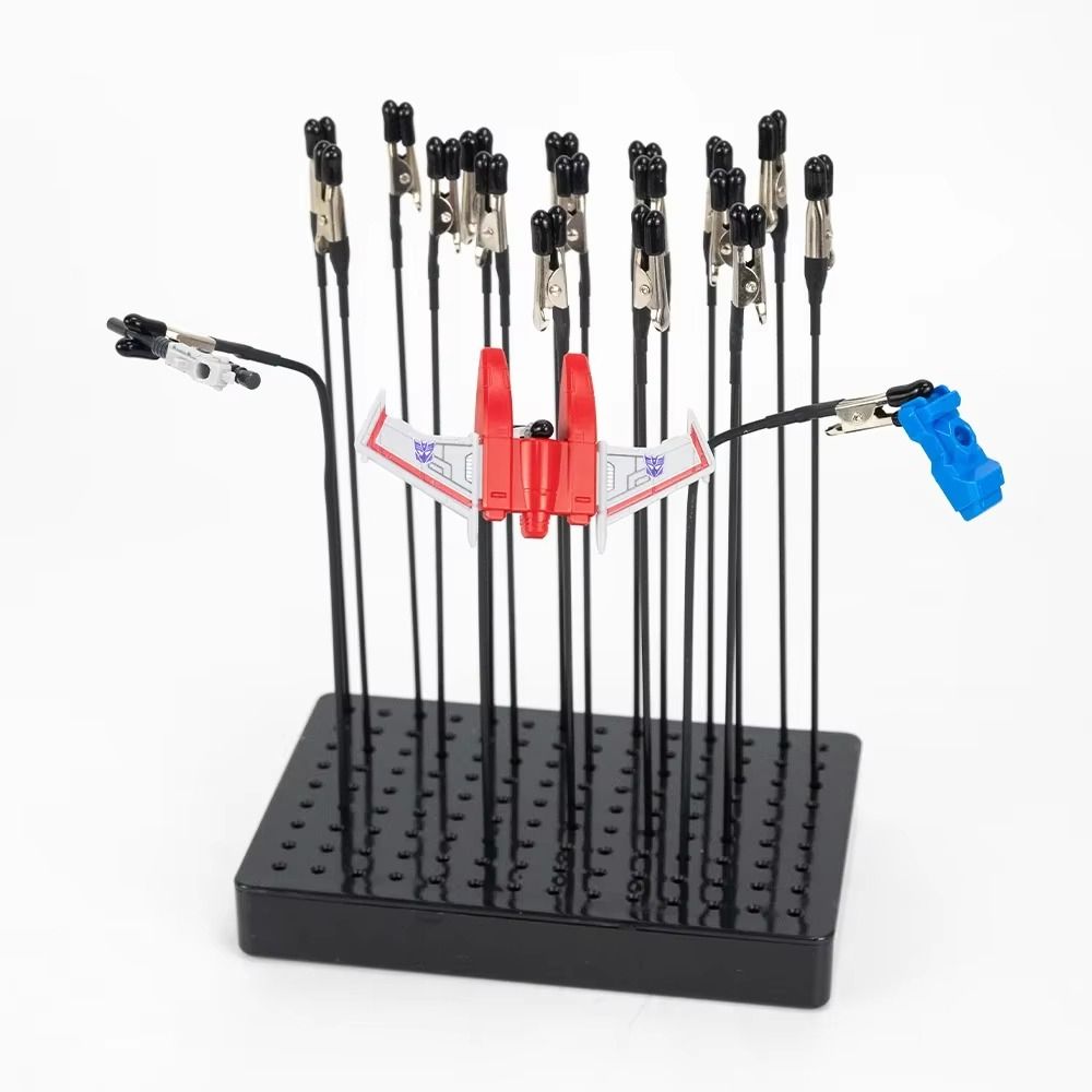 Model Paint Clips Durable Metal Clips Model Spray Stand Base Alligator Clip Stick Plastic ...
