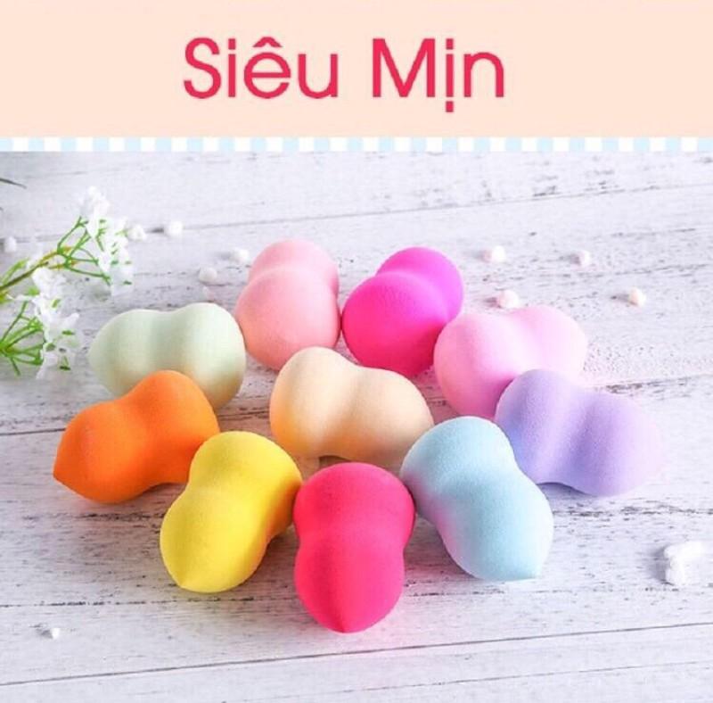 Bông mút tán kem nền hình hồ lô