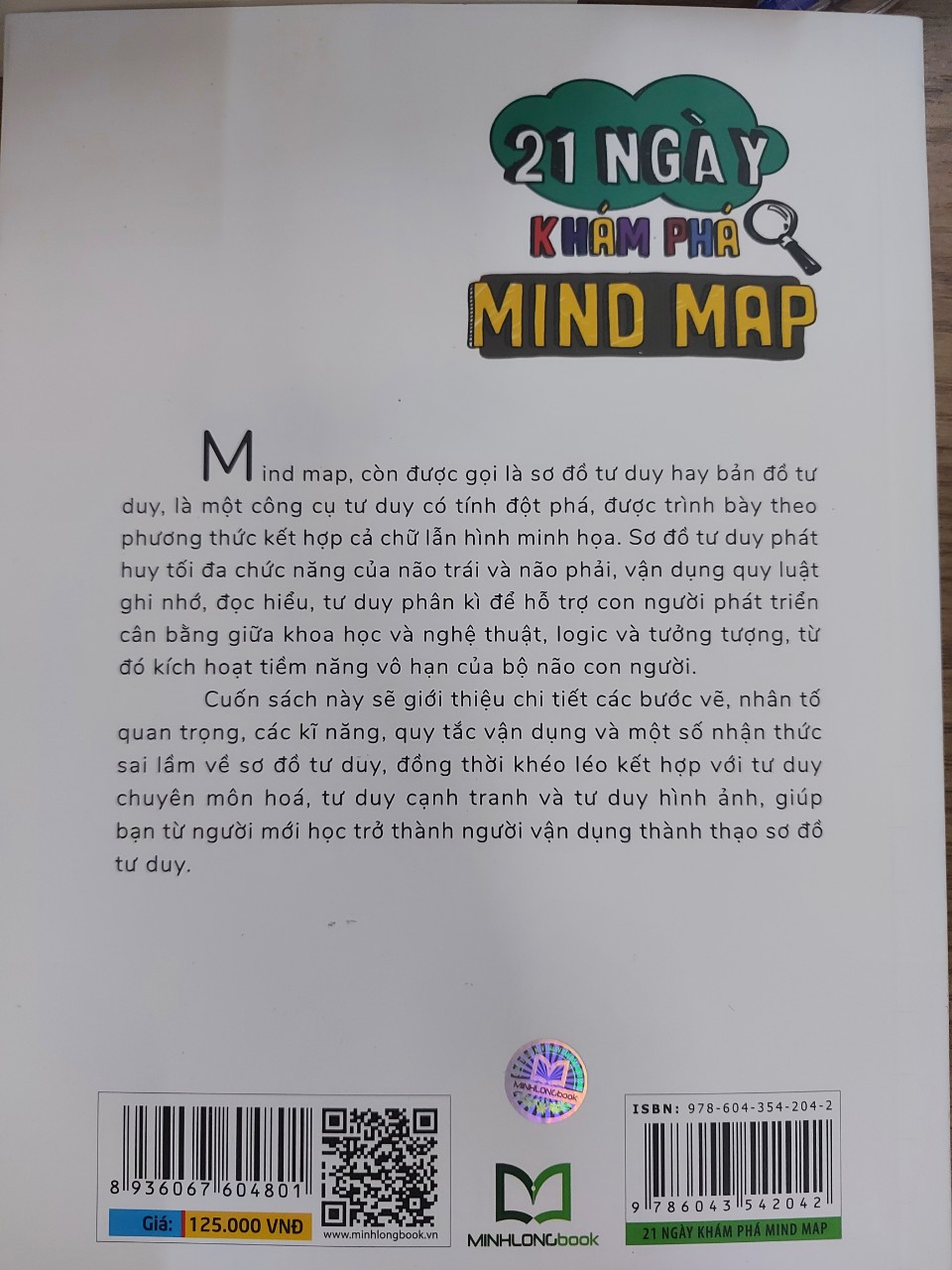 Sách : Thay Đổi Một Suy Nghĩ Thay Đổi Cả Cuộc Đời + 21 Ngày Khám Phá Mind Map (Phân Loại Tùy Chọn)