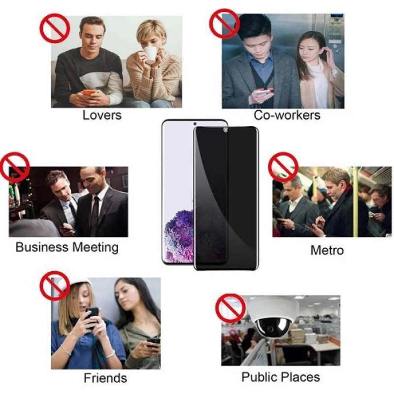 Samsung Galaxy S22 Ultra Privacy Tempered Glass Anti Spy Screen Protector Full Curved Protector. 