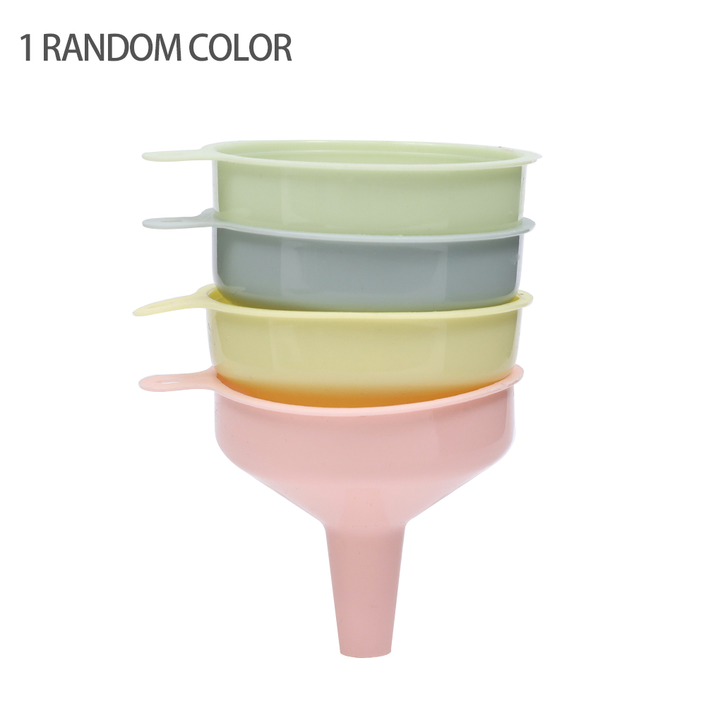 YESPERY 1PCS Random Color Macaron Mini Plastic Funnel / Pour Oil Essential Oil Perfume Bottle Funnels /High Quality Oil Filling Funnel Kitchen Tool