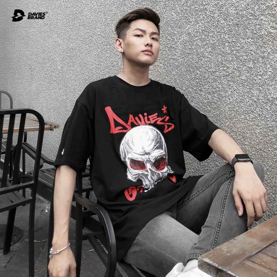 Áo thun Davies nam nữ DSW Tee Old Skull