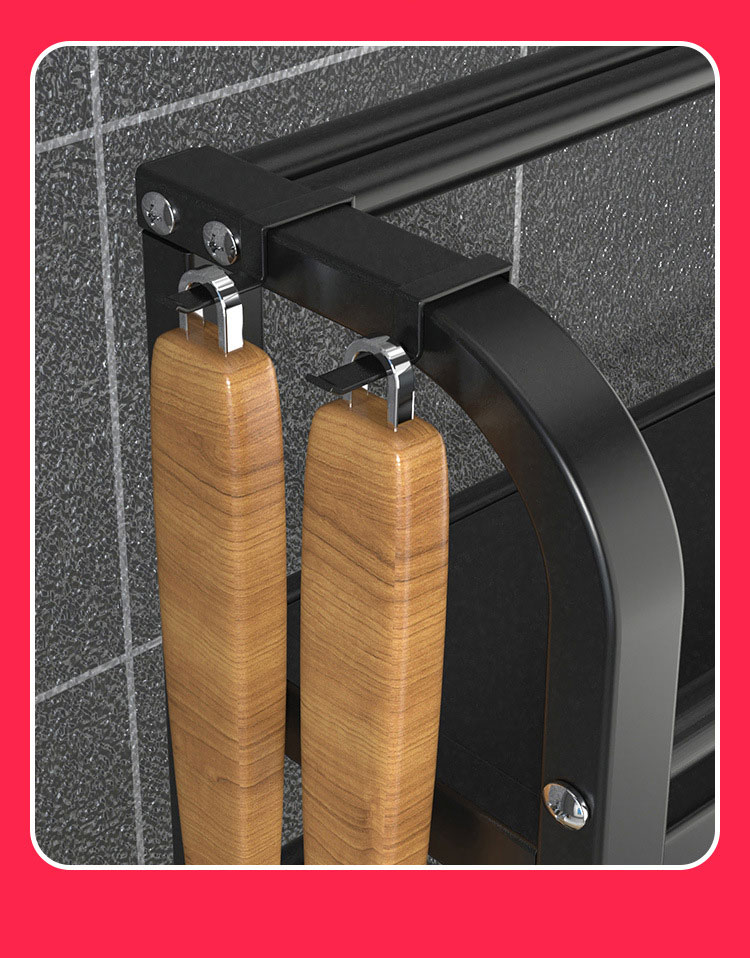 Kitchen seasoning rack shelf table multi-functional tool holder multi-layer seasoning oil, salt, sauce and vinegar bottles and cans storage rack
