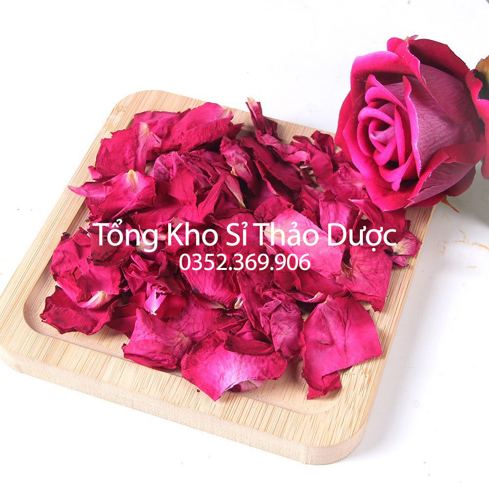 Cánh hoa hồng sấy lạnh 1kg (Hoa khô thả bồn tắm, xông mặt, thư giãn, giảm stress)