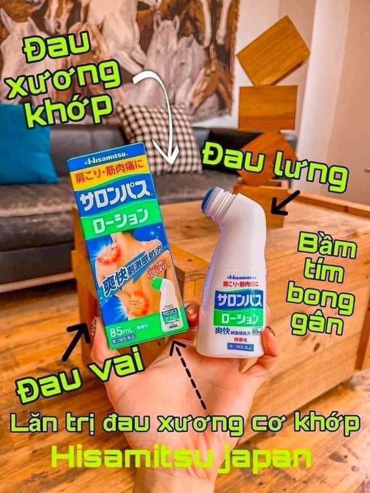 Lăn xoa bóp Salonpas Hisamitsu