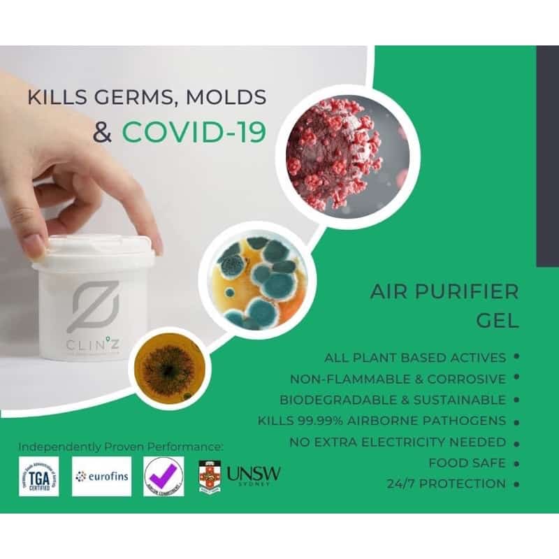 (56 tubs) 🇦🇺消毒杀菌凝胶Clinz Sanair v3r 消灭99细菌病毒霉菌 空气净化器 air purifier