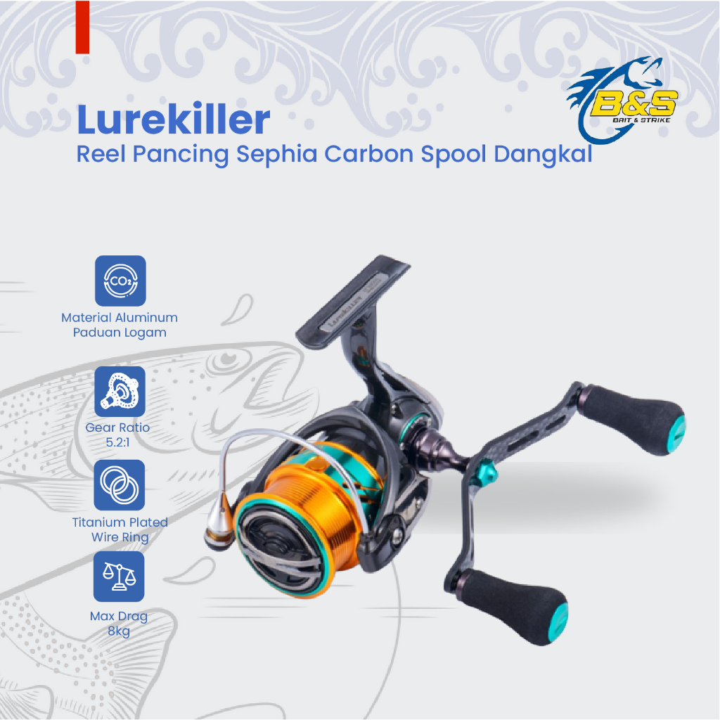 Reel Pancing Lurekiller Sephia LT2000S LT2500S-DH LT3000S