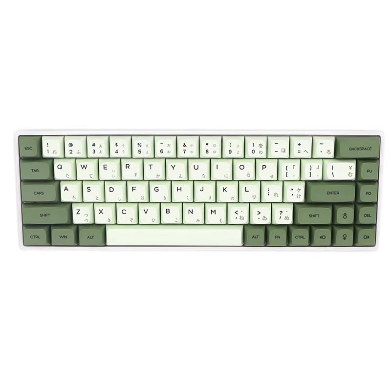 KAIMEIDI Matcha PBT sublimation keycaps mechanical keyboard keycaps XDA height diy personalized keycaps