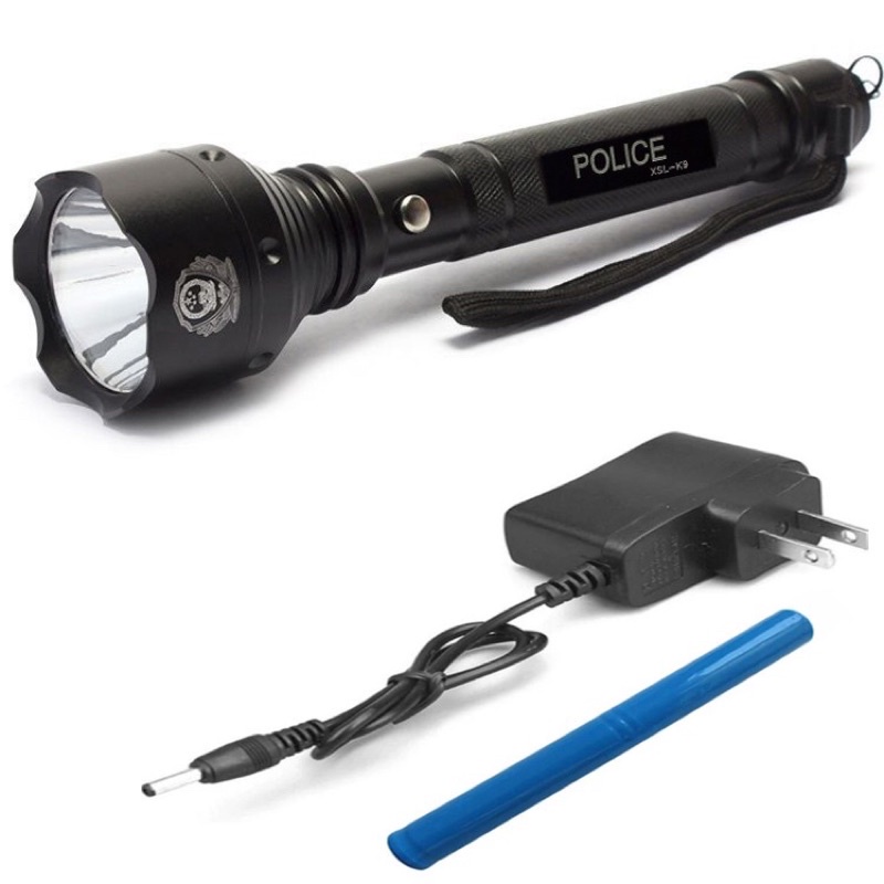 Đèn pin sạc siêu sáng Police HY-1809 ( gồm đèn+pin+sạc )