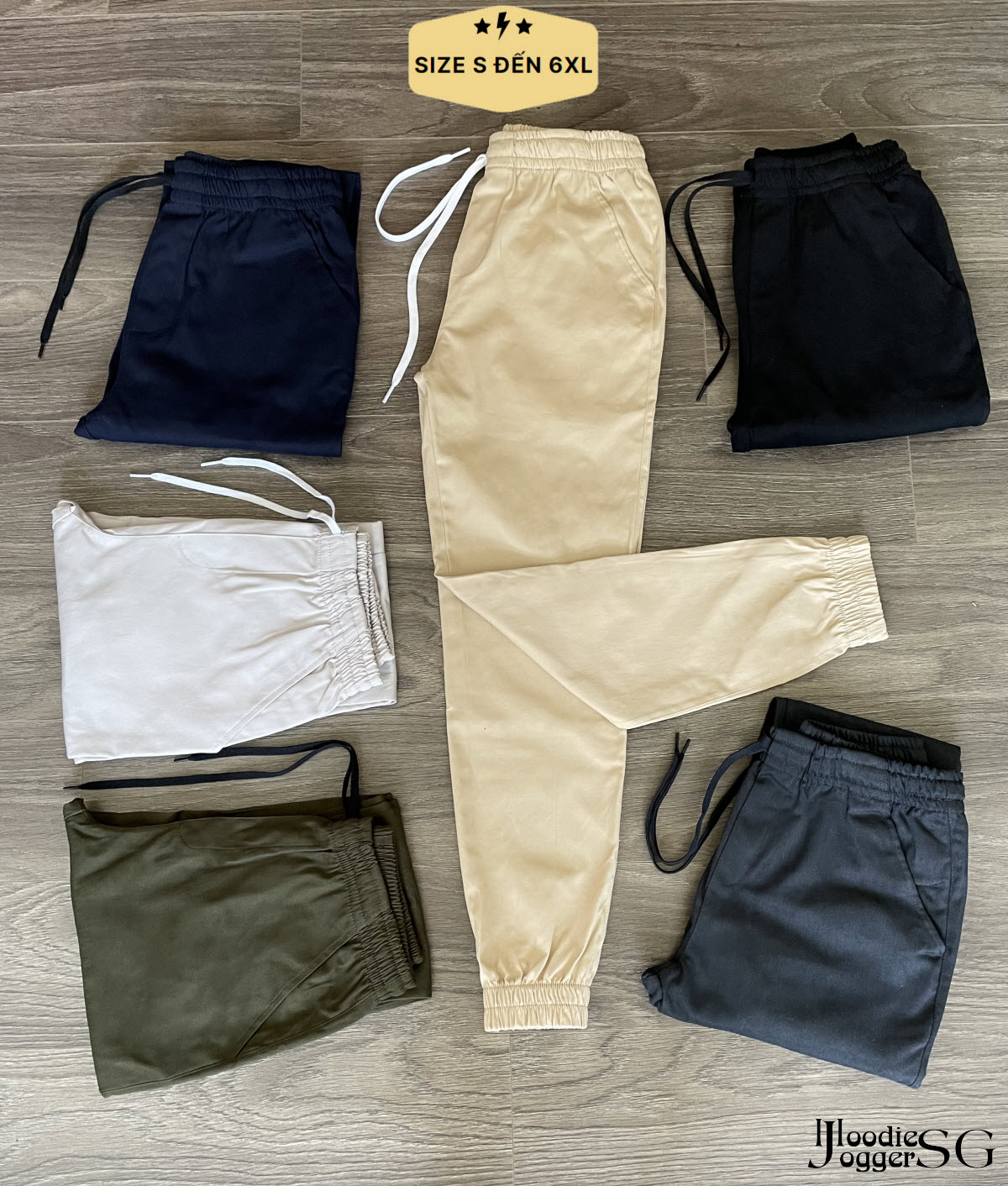 [Size đến 6XL]Quần jogger kaki nam nữ chất đẹp, co giãn
