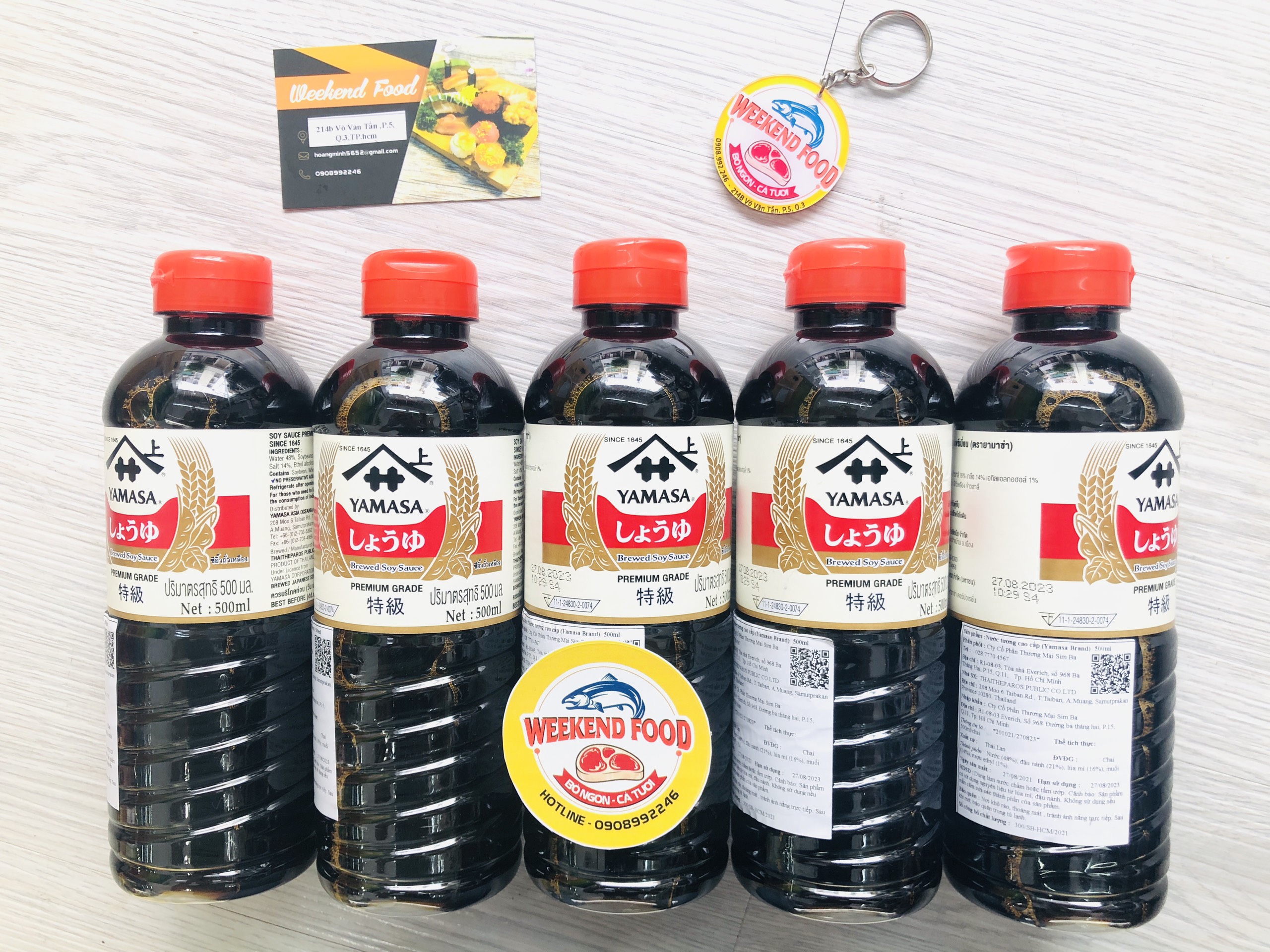 [HÀNG CAO CẤP] Nước tương nhật cao cấp Yamasa thơm ngon [CHAI 500 ml]