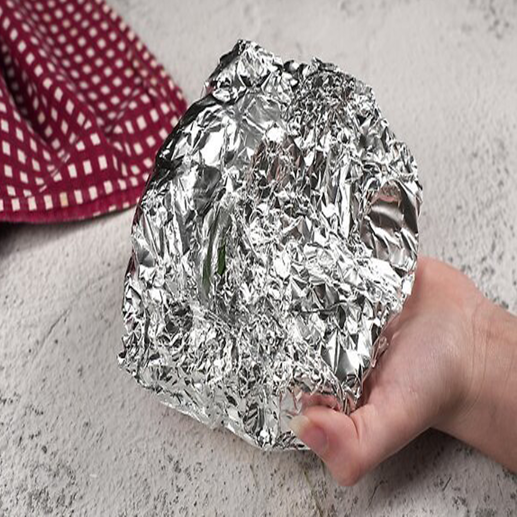 Aluminium Foil Sheet Roll for Kitchen 30cm long Food Grade Art# JS -Alu-Foil90100-30cm-GroBN-0005. 