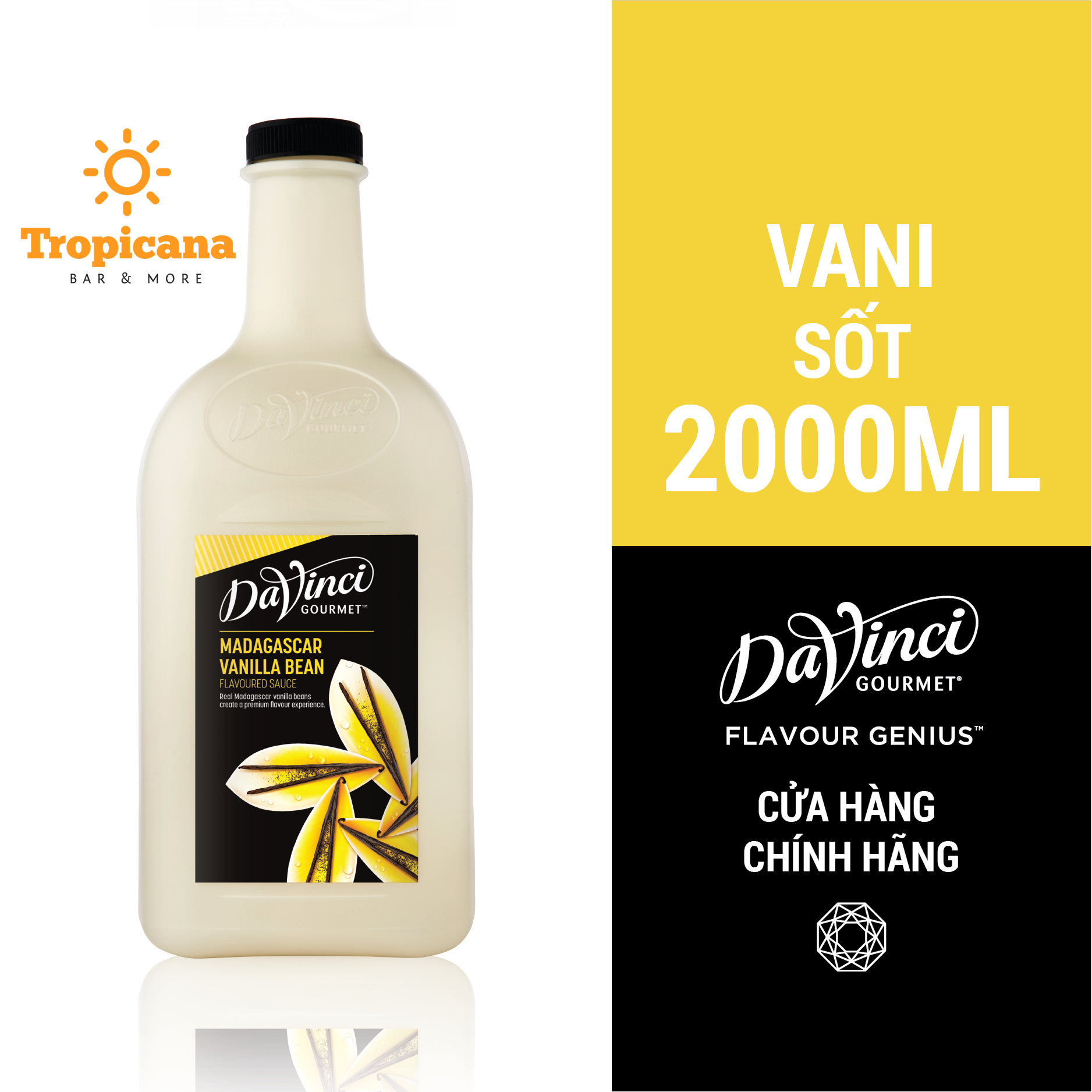 Sauce Davinci Gourmet đủ vị - Chai 2L