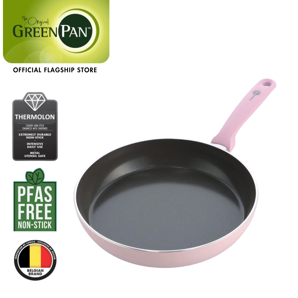 GreenPan Rio Healthy Ceramic Non-Stick 30cm/4.8 Litre Sauté Pan with
