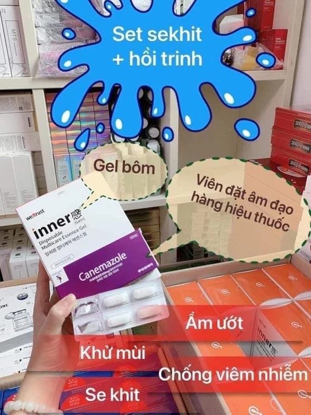 Viên đặt Hàn Canemazole ( 1 hộp 6 viên )