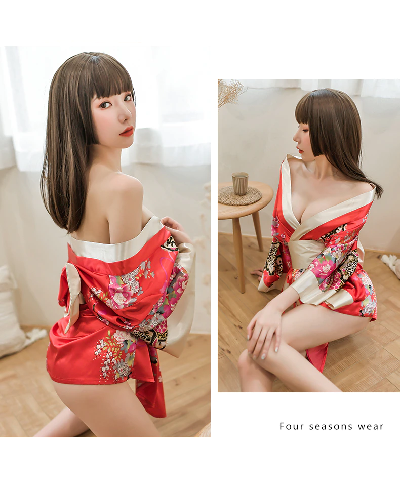 Áo choàng ngủ kimono Nhật Bản