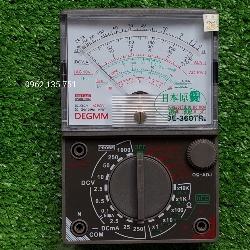 Đồng hồ đo điện vạn năng DE - 360TR