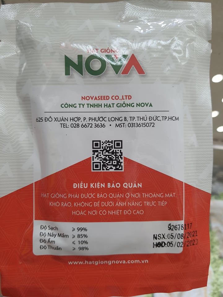 Hạt giống Bắp vàng Siêu ngọt (bắp ngọt vang mỹ ) Nova - gói 50gram