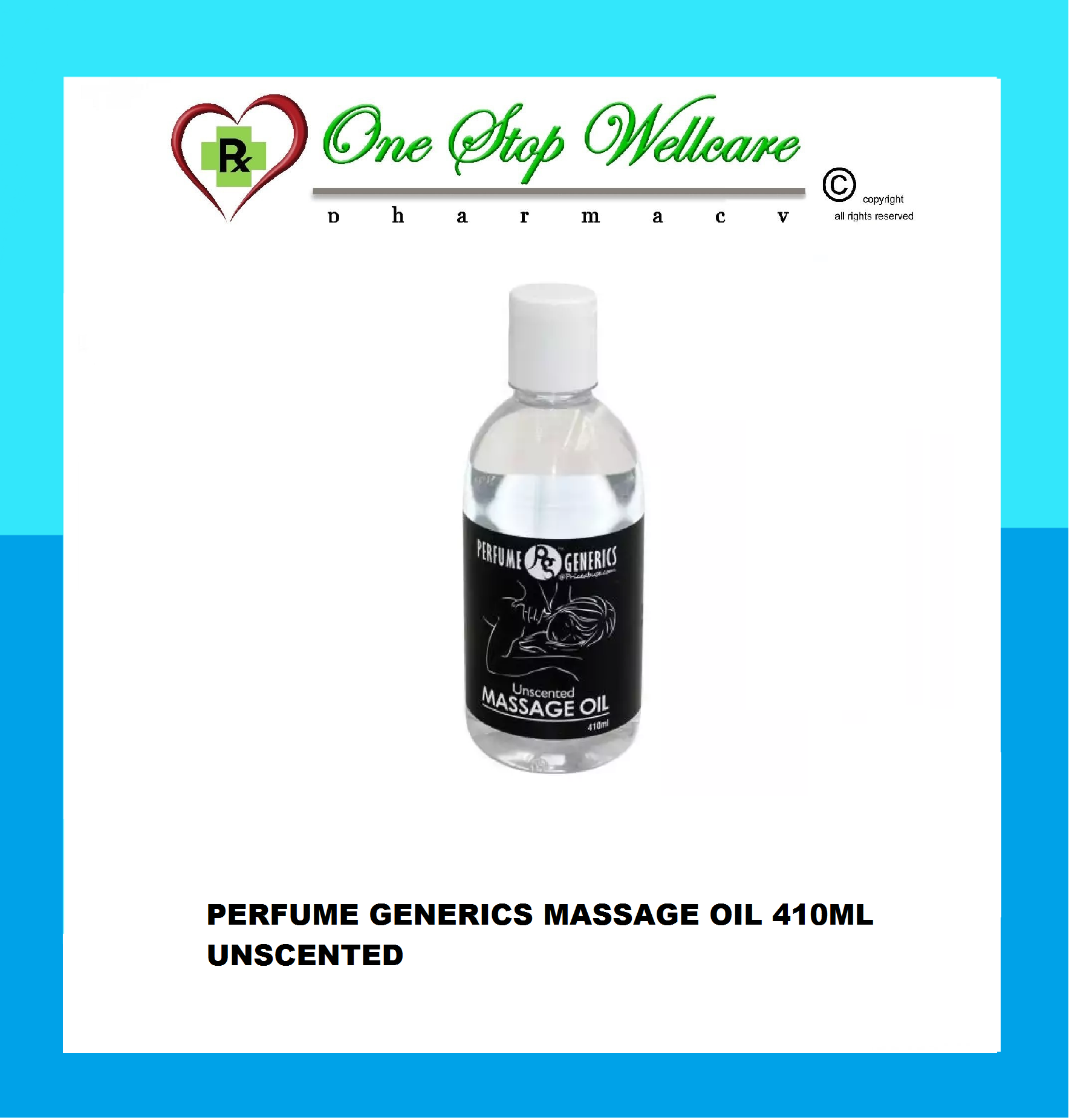 PERFUME GENERICS MASSAGE OIL 410ML UNSCENTED (EXP:06/2027) Lazada