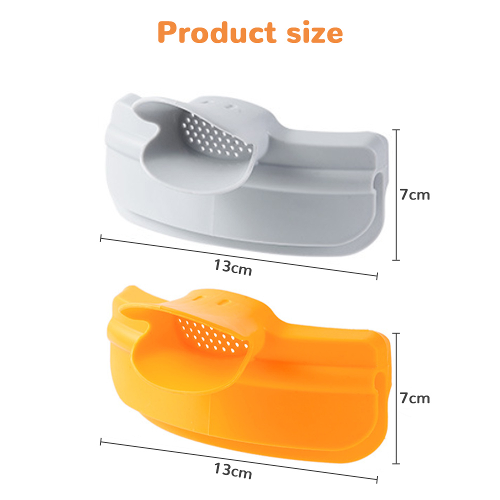 Silicone Pot Side Drainage Guide Nozzle Anti-Spill Cute Duckbill Shape Kitchen Soup Pouring Funnel Clip Spaghetti Funnel Filter
