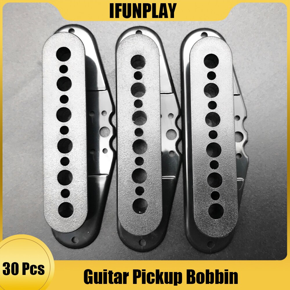 30Pcs High Quality Plastic Electric Guitar Pickup Boins 48/50/52Mm Pole Spacing Neck/Middle/Bridge Single Coil Pickup Boin
