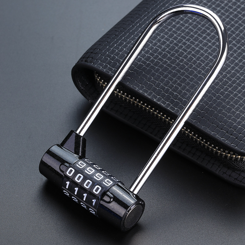 Extended lock beam U shape extended lock hook combination lock padlock password padlock