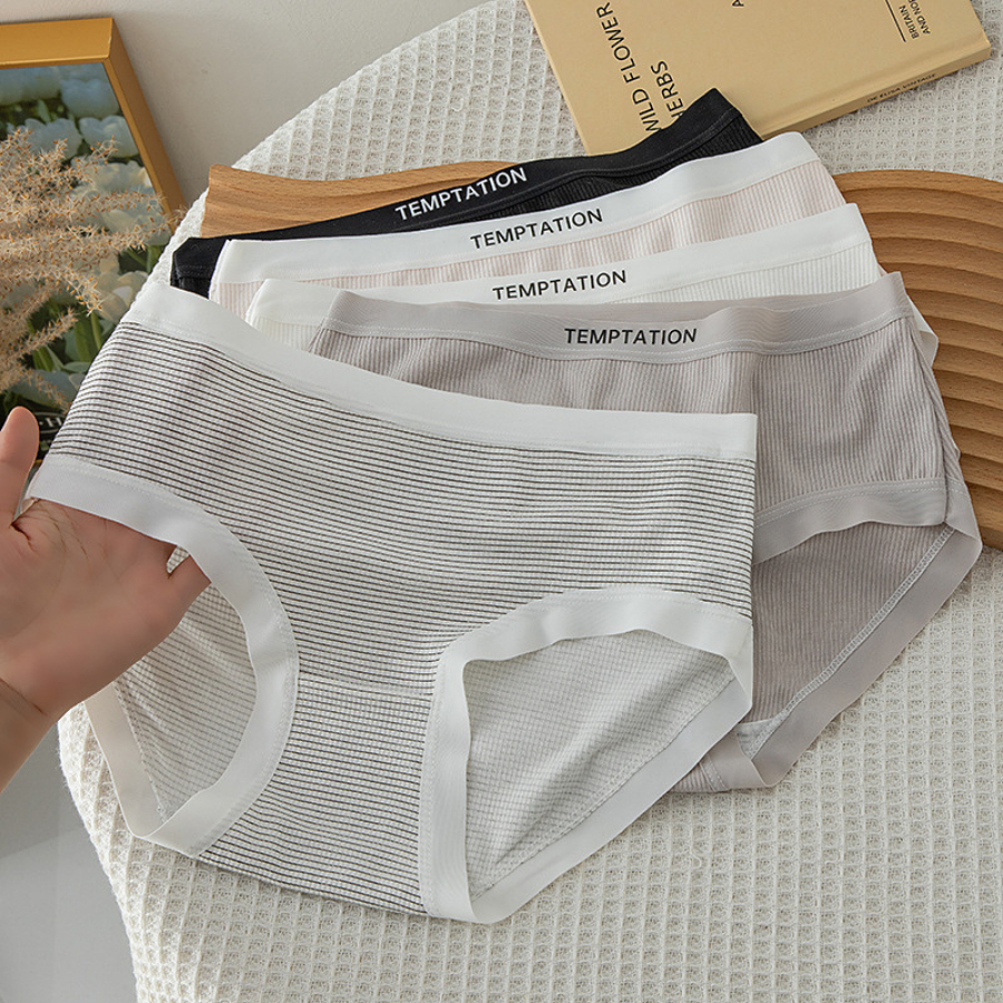 Quần lót nữ cotton co dãn chữ temptation năng động thoải mái doris q16