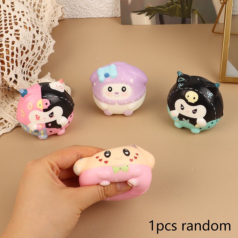 Hello Kitty Squeeze Stress Squishy Toys Squishies Kuromi My Melody