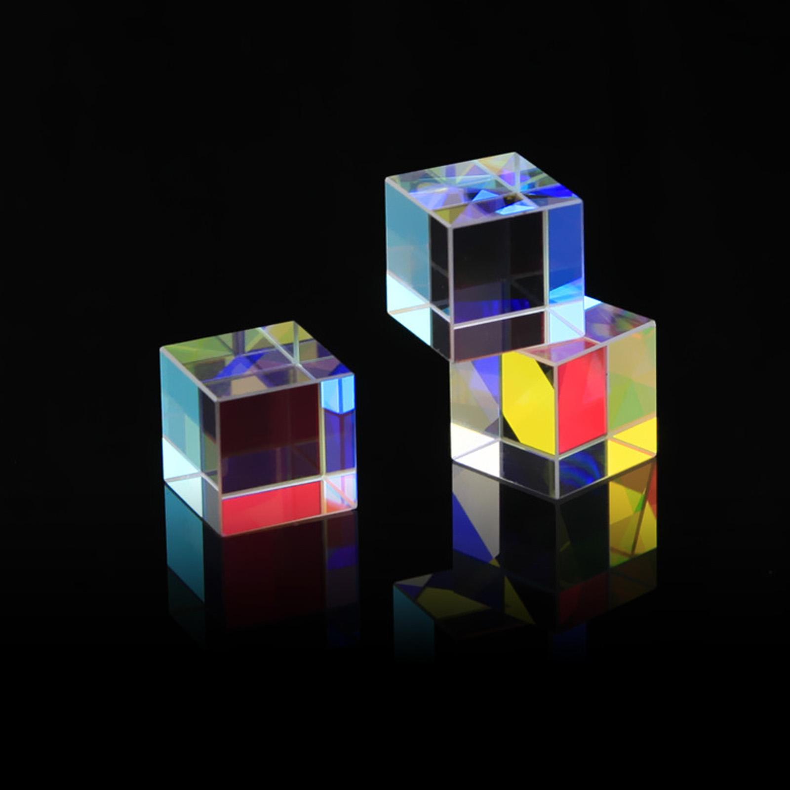 Magic Optical Glass Cube Dichroic Cube Prism RGB Combiner 2024 I8F9 Splitter