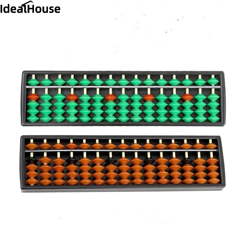 IDealHouse Store Fast Delivery Kids Abacus 15 Digits Arithmetic Abacus