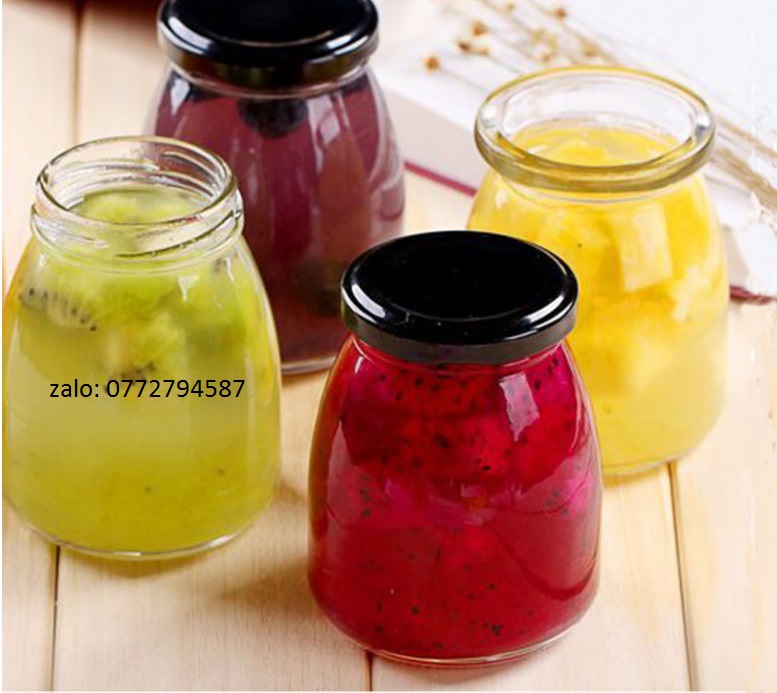[HÀNG CHẤT LƯỢNG] 10 Hũ Thủy Tinh Nắp Vặn 100ml 200ml