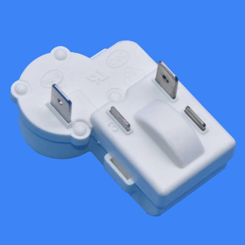 【New arrival 】 Universal 4 Pin Refrigerator Starters Overload Protector Compressor PTC Starter Relay Freezer Accessories Durable