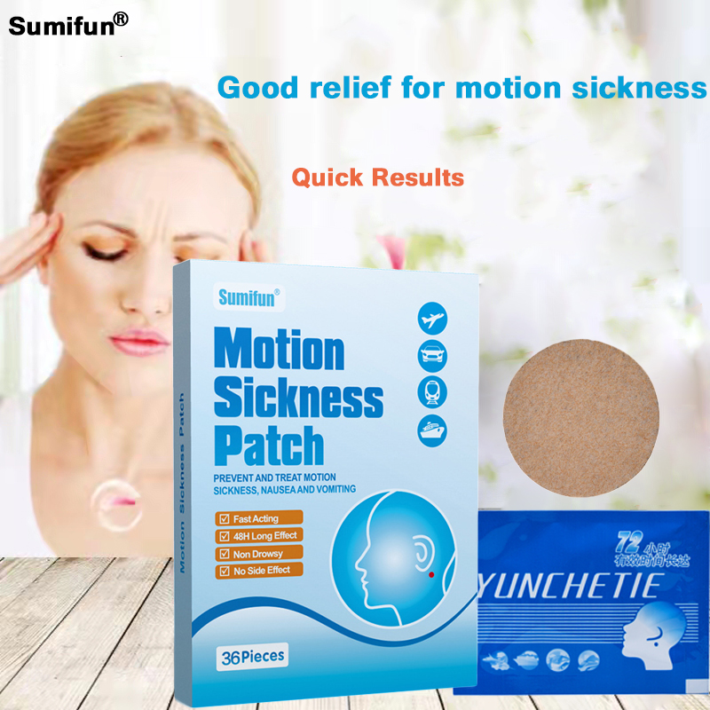 Motion Sickness Patches Sea Bands For The Relief Of Nausea And Vertigo ...