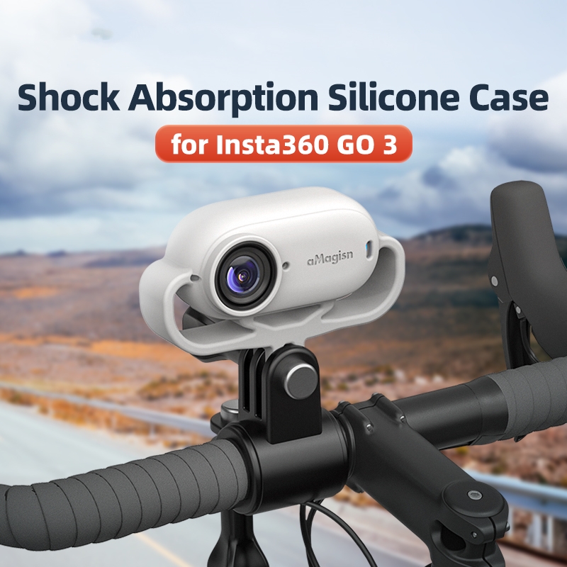 Shock Absorbing Silicone Mount For Insta360 Go3 Camera For Insta360 Go 3 Silicone Case Protective Accessories