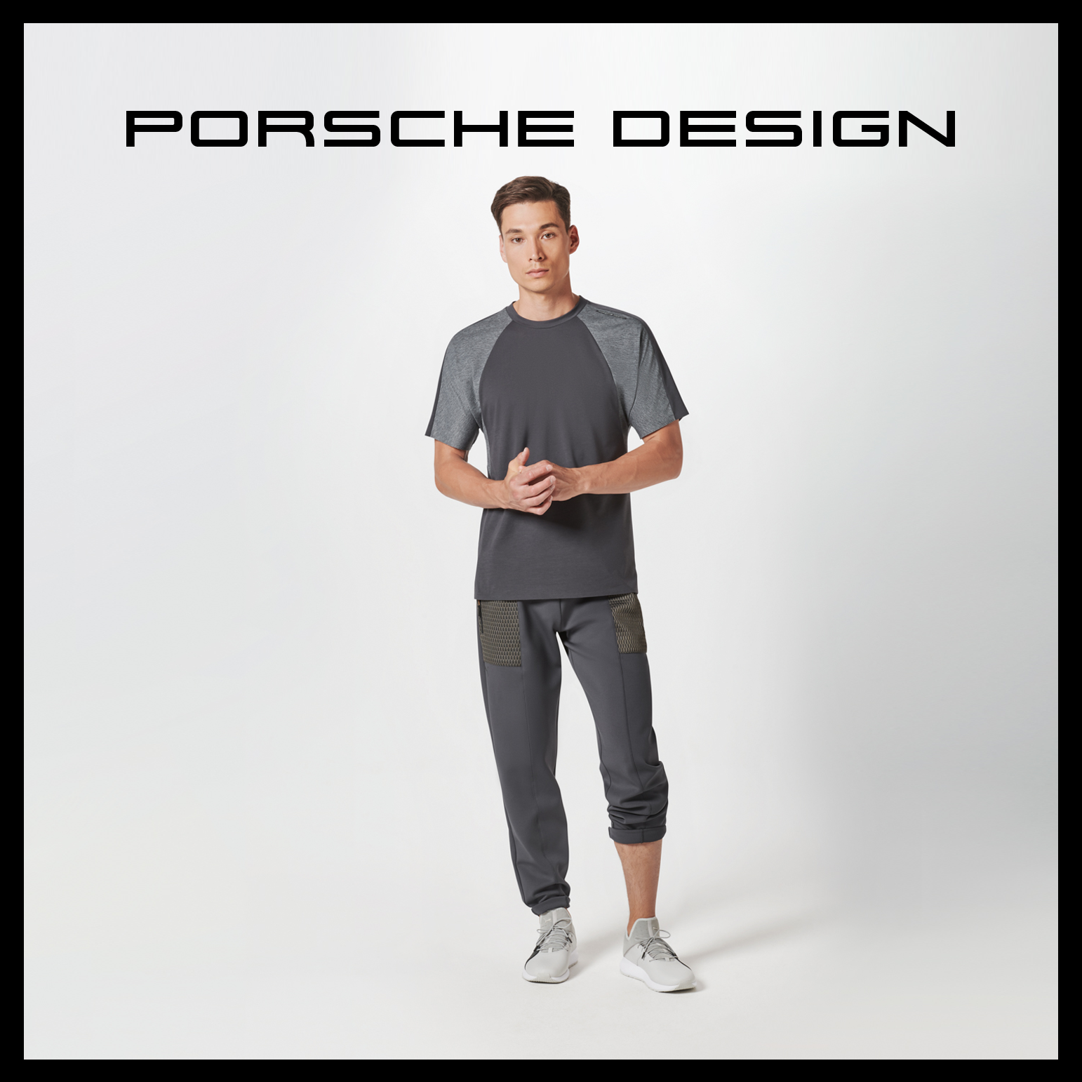 Puma X Porsche Design Grey Men S Tee For Men T Shirt Sport Casual