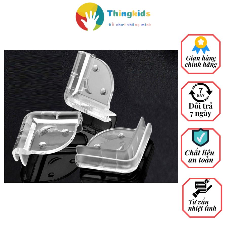 Combo 04 miếng bịt góc bàn silicol - Thingkids